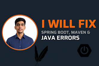 fix java springboot maven errors