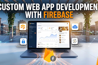 build custom web software using firebase