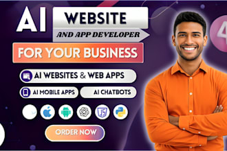build ai website web app mobile app business openai