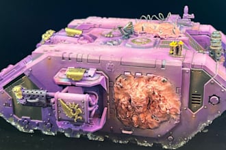 paint your 2000 point army in the grimdark style