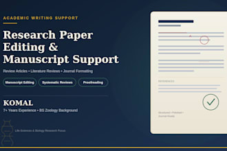 edit and write your journal articles, peer review, and scientific paper