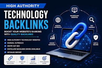 provide high quality technology backlinks for websites