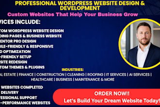 be your wordpress developer, website designer, and migrate wordpress website