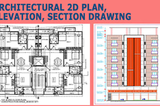 create 2d floor plan elevation load calculation panel schedule cad drawing