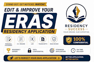 edit and improve your eras residency application