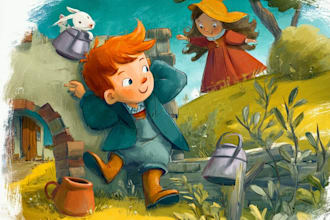 professional childrens story book illustrator
