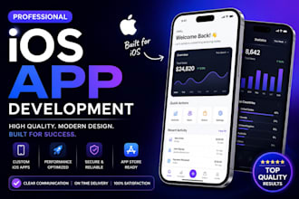 develop a professional custom ios app for iphone and ipad