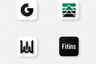 design a professinal minimalist logo for your brand