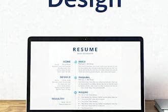 design professional CV resume and do data entry in ms word