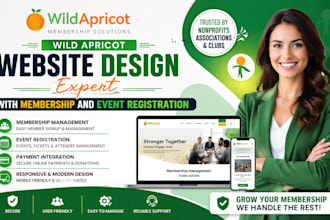 build wild apricot website design expert with membership and event registration