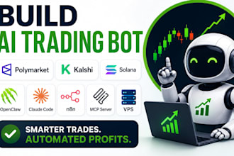build trading bot polymarket kalshi solana openclaw claude code n8n mcp server