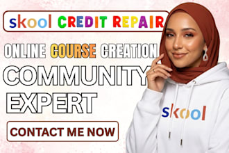 do credit repair community skool credit repair skool community setup skool setup