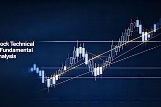 do technical, and fundamental analysis for any stock