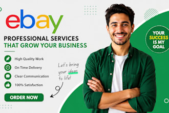 be your ebay virtual assistant, full ebay store management