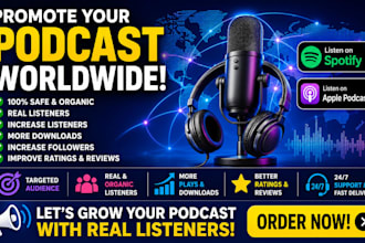 organic spotify podcast and apple podcasts marketing