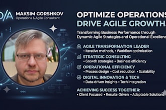be your operations consultant and optimize your business workflows
