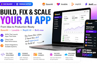 fix replit ai app replit website deploy base44 rocket new bolt lovable expert