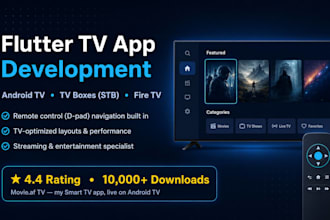 develop your flutter app for android tv and tv boxes