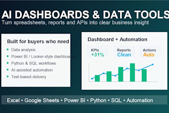 build an ai automation dashboard or data analysis tool