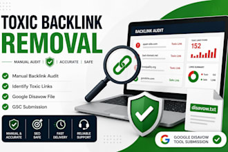 audit, identify and disavow bad backlinks to remove google penalty