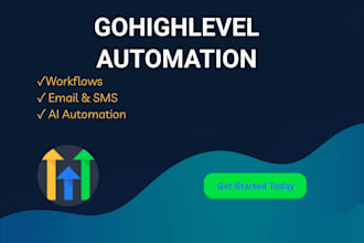 build gohighlevel workflows and marketing automation