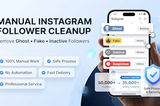 manually remove instagram ghost, fake and bot followers