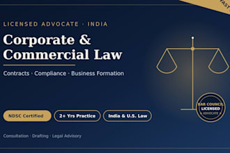 provide corporate and commercial consultation and drafting