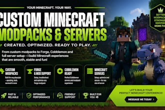 build and fix custom minecraft modpack for forge fabric, neoforge, and cobblemon