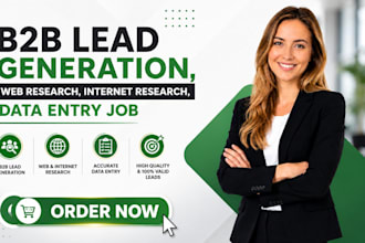 do any web research, internet research, data entry job