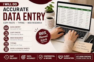 do data entry, copy paste, and web research