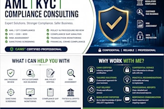 provide aml kyc compliance and risk assessment consulting