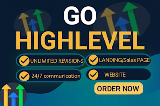 be your gohighlevel landing page or website designer