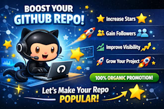 genuinely do github promotion, github repository for more stars and followers