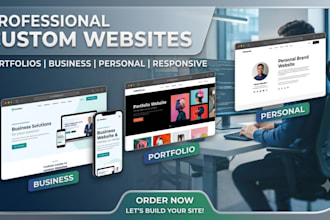 build or fix a responsive portfolio website