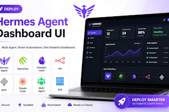 deploy hermes agent dashboard UI openclaw obsidian vault n8n mcp claude code