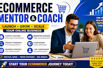 be your ecommerce shopify virtual assistant ecom mentor couch consultant manager