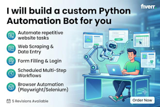 build a custom python automation bot for you