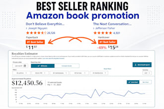 promote your ebook, kindle book for bestseller ranking amazon book promotion
