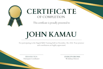 design modern professional certificate for your schools, companies or events