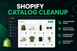 clean, enrich and SEO optimize your shopify product catalog