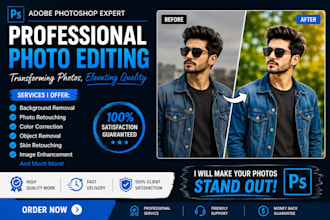 professionally edit photos in adobe photoshop
