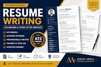 be your professional resume writer and executive cv writer