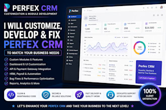 customize, develop and fix perfex CRM modules professionally