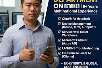 be your dedicated remote IT department and systems engineer monthly