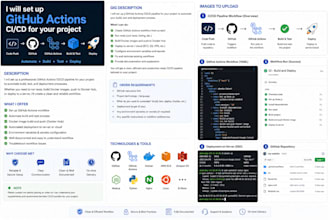 set up github actions cicd for your project
