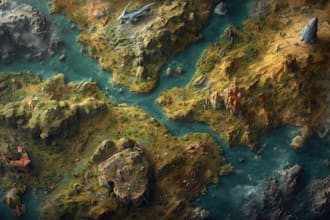 create a high quality battle map for your ttrpg game