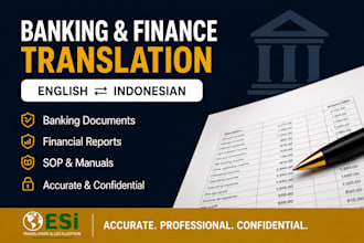 translate banking, finance and business documents