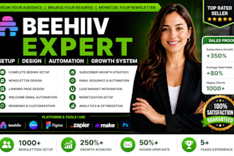 setup beehiiv newsletter landing page beehiiv automation beehiiv growth system
