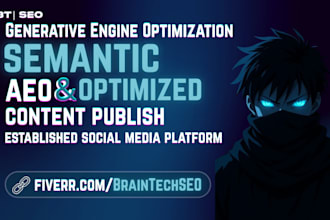 write GEO and semantic SEO content for google and ai search visibility