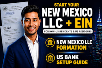 form new mexico llc and ein with transparent pricing